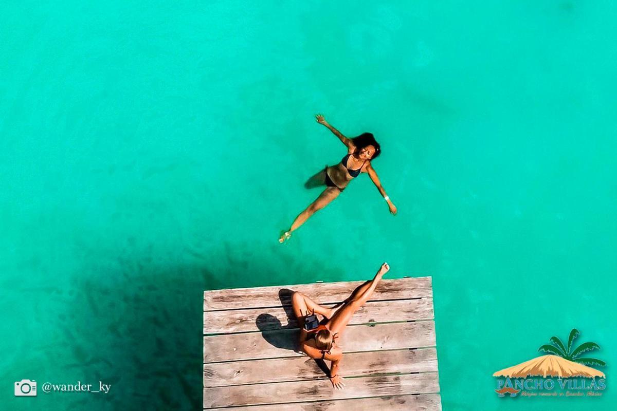 Hotel Pancho Villas Bacalar - Free Bikes And Paddles Dış mekan fotoğraf