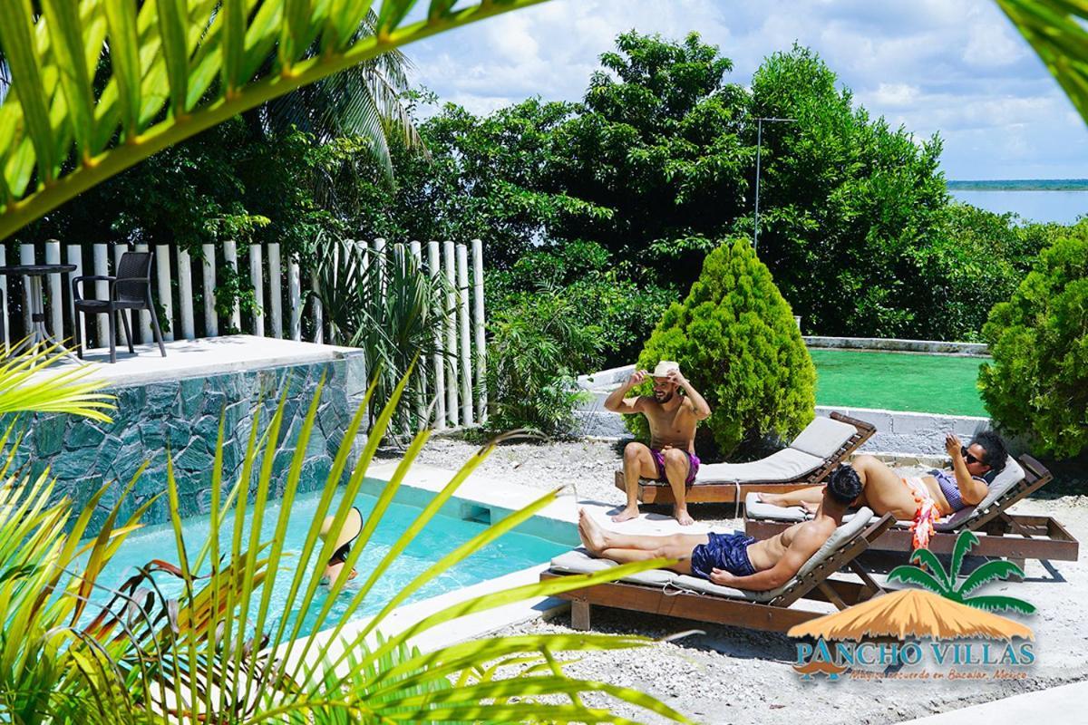 Hotel Pancho Villas Bacalar - Free Bikes And Paddles Dış mekan fotoğraf